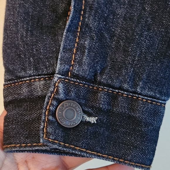 GAP denim sherpa jacket large - Picture 4 of 8